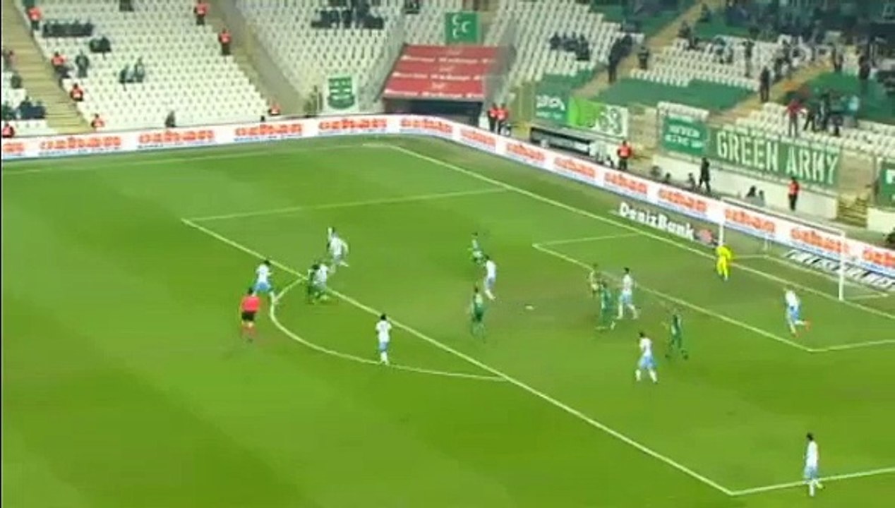 Kubilay Kanatsizkus Goal HD - Bursaspor 1-2 Trabzonspor 13.01.2017