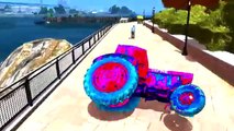 Spiderman Colors Having Fun with Tractor Colors Crazy Stuff Good Nursery Rhymes for Children