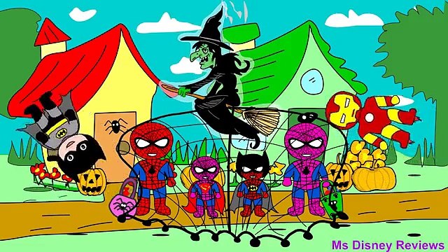 Хэллоуин ведьмы трюк человек-паук Бэтмен PJ МАСКИ Свинка Пеппа крики лапу патруль