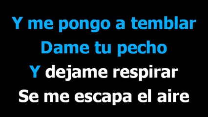 El amor no duele - La Quinta Estacion - Karaoke - Letra