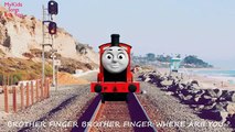 Thomas the tank engine & Friends finger family Part 5 nursery rhyme!