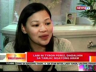 BT: Labi ni Tyron Perez, dadalhin   sa Tarlac ngayong araw