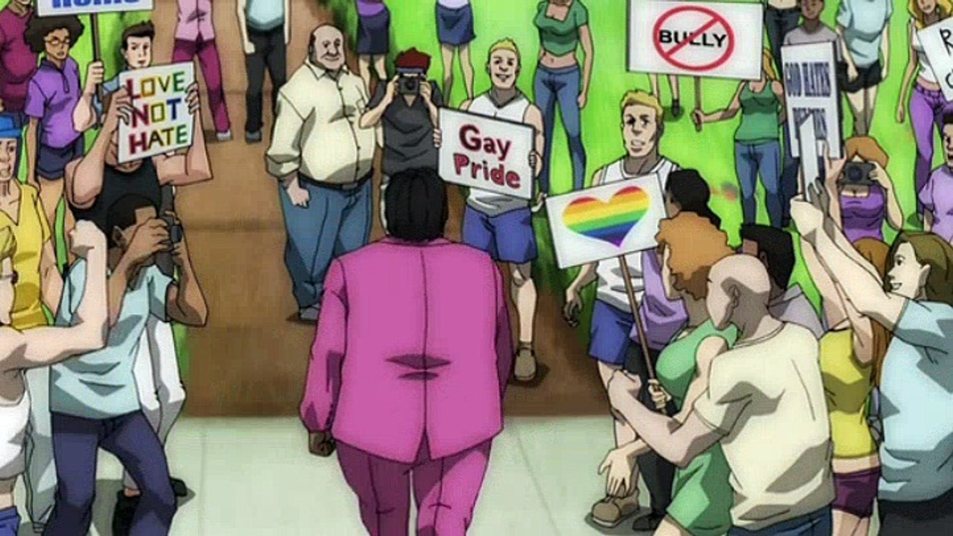 The Boondocks 4x10 - The New Black, image size:1920x1080