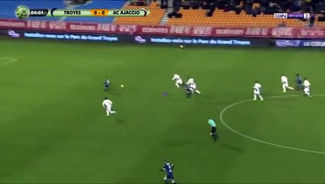 Samuel Grandsir Goal HD - Troyes 1-0 AC Ajaccio 13.01.2017