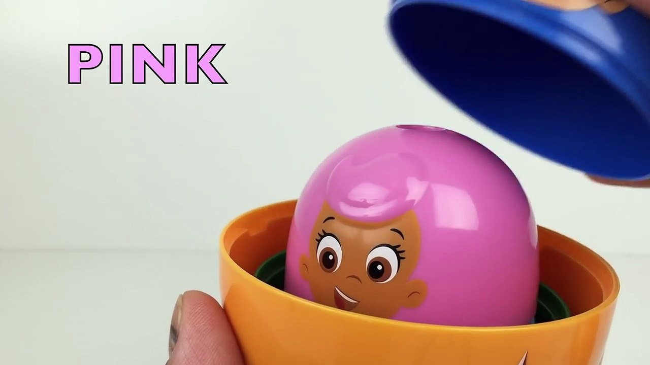 Learn Colours with Bubble Guppies Stacking Cups...