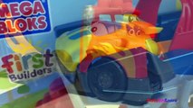 FISHER PRICES MEGA BLOCKS FIRST BUILDERS FAST TRACKS RACING RIG MIX AND MATCH LEGO DUPLO & CARS