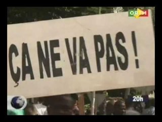 L’ opposition politique organise une marche pacifique
