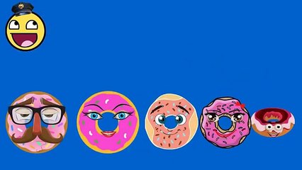 English Rhymes | Doughnut Funny Finger Family Video | Finger Family Poem