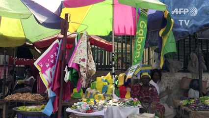 CAN-2017: ambiance dans les rues de Libreville, à J-1