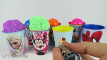 Surprise Cups Surprise Eggs Minnie Spiderman Frozen Elsa Minions Hello Kitty Paw Patrol