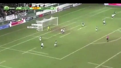 1-2 But de Mamadou Thiam - Red Star FC93 vs Clermont Foot - 13.01.2017 HD