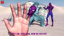 GODZILLA VS SPIDER-MAN SUPERHERO BATTLE Finger Family | 1 HOUR | Nursery Rhymes In 3D Animation
