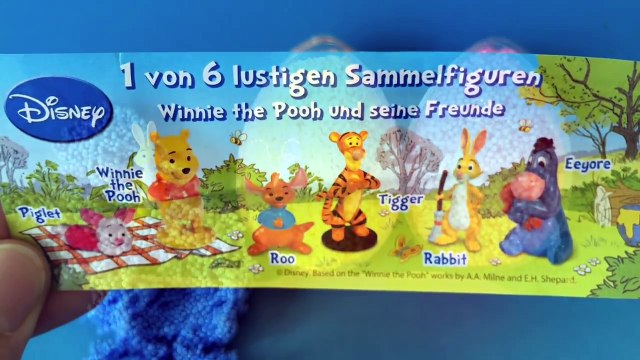 Original Chocolate Surprise Eggs! Kinder Surprise Toys Barbie Winnie the Pooh