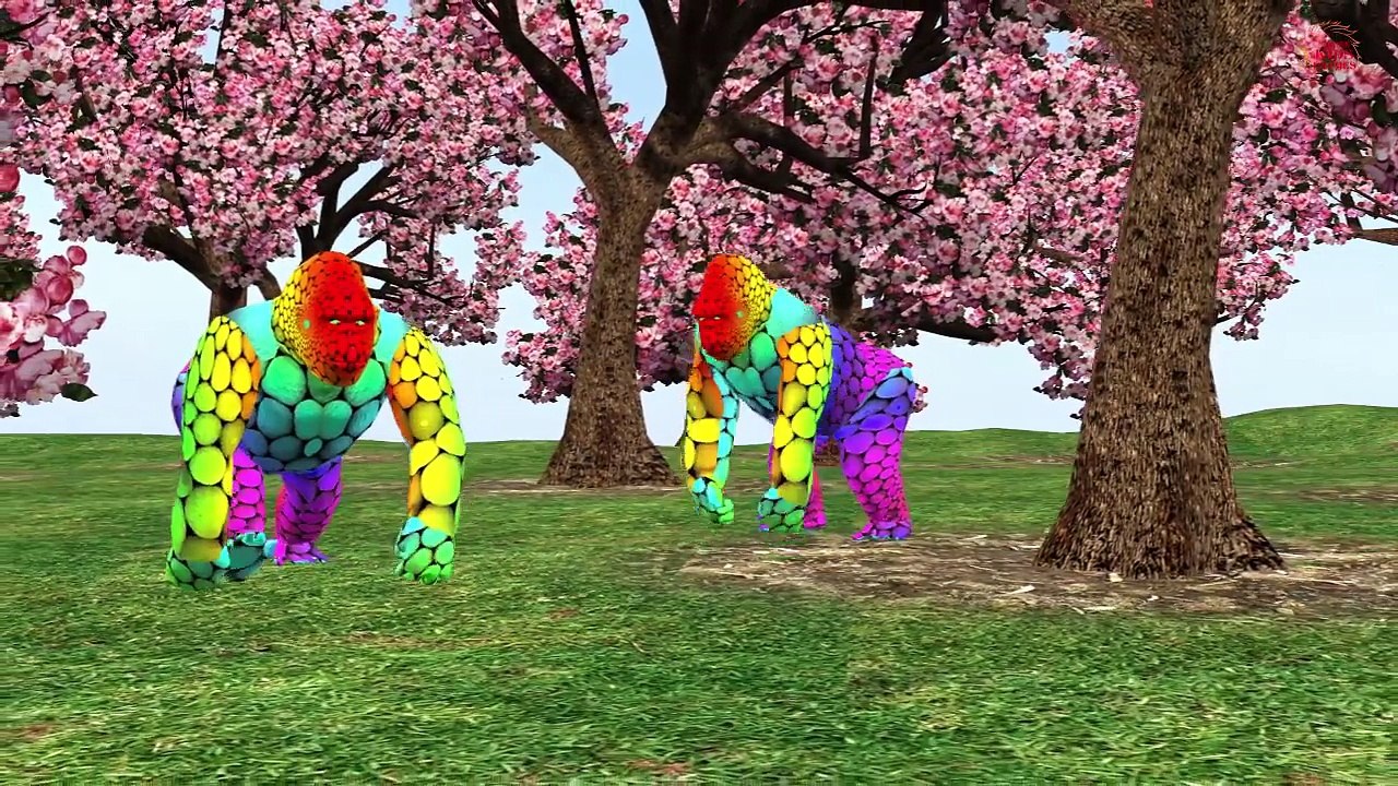 Cartoon Animation Color Song - Color Gummy Tiger - Colors Songs Collection