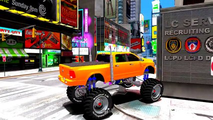 SPIDERMAN IRON MAN HULK & MONSTER TRUCKS COLORS Fun Superhero Movie SMASH PARTY & Nursery Song