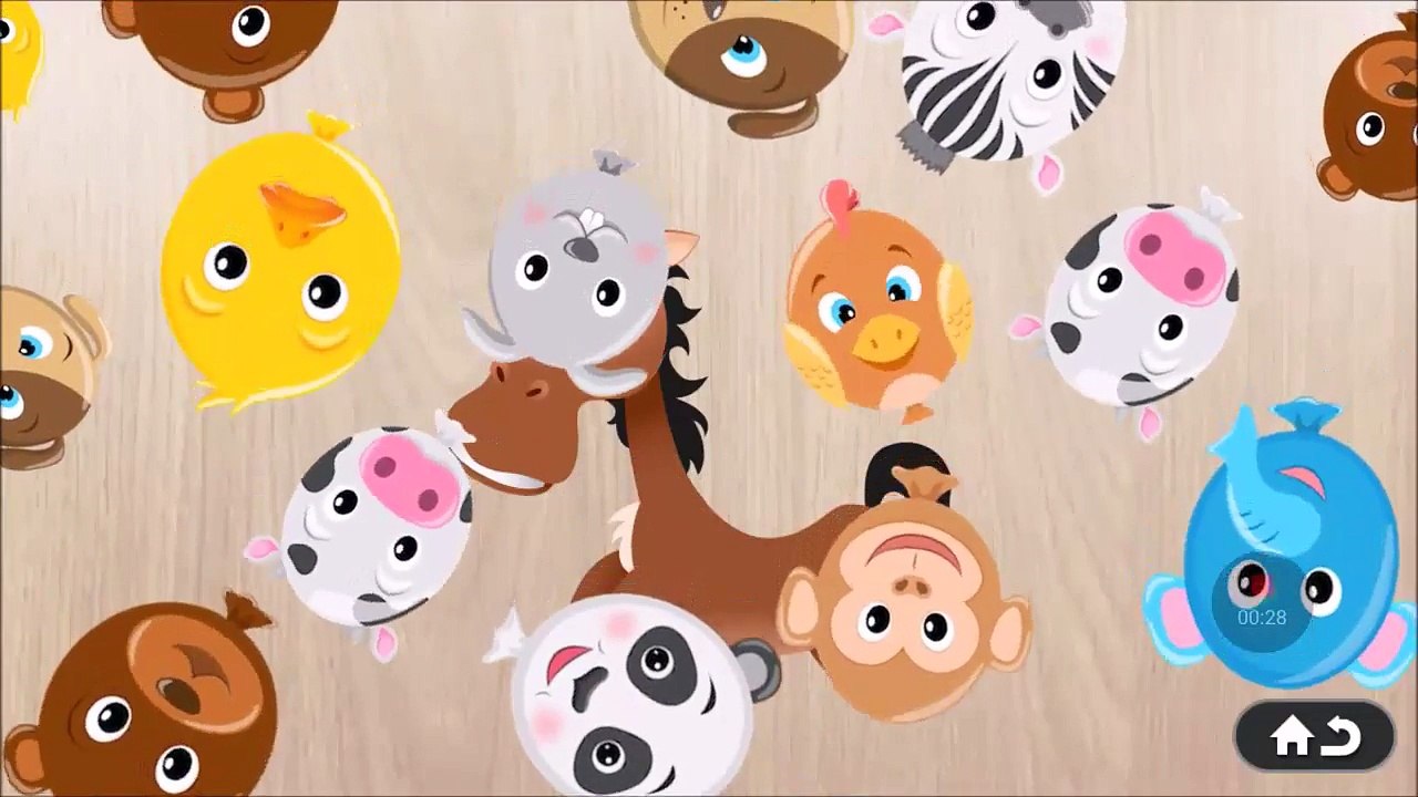 Fun Learn Animals Name and Sound | Kids Animals Puzzle Games Review