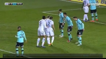 Wood Chris GOAL (1-0)Leeds vs Derby HD