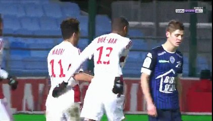 Mohamed Said Benrahma Goal HD - GFC Ajaccio 2-0 Auxerre 13.01.2017