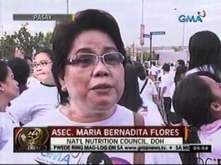 24oras: Pagpapalawak ng kamalayan ng   Pilipino sa breastfeeding, layon ng   fun run