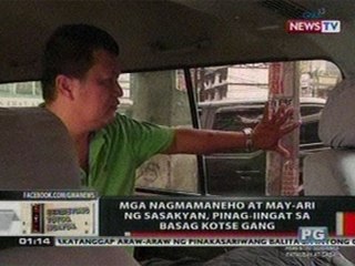 OC:  Mga nagmamaneho at may-ari ng sasakyan, pinag-iingat sa 'Basag Kotse gang'