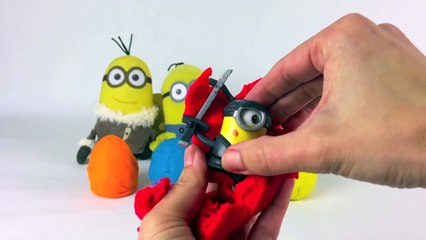 下载视频: Minions Learn Colors Surprise Eggs of Playdoh Aprende Colores en Inglés Huevos Sorpresa Plastilina