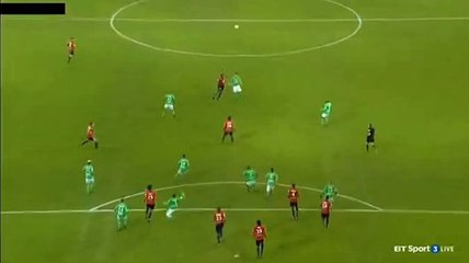 Nicolas De Preville goal hd-  Lille 1 - 1	 St Etienne 13.01.2017