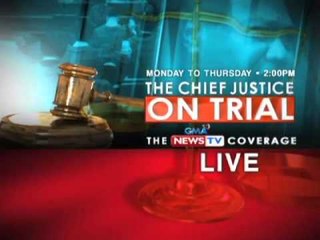 PLUG: GMA News TV coverage of The Chief Justice on Trial Continues