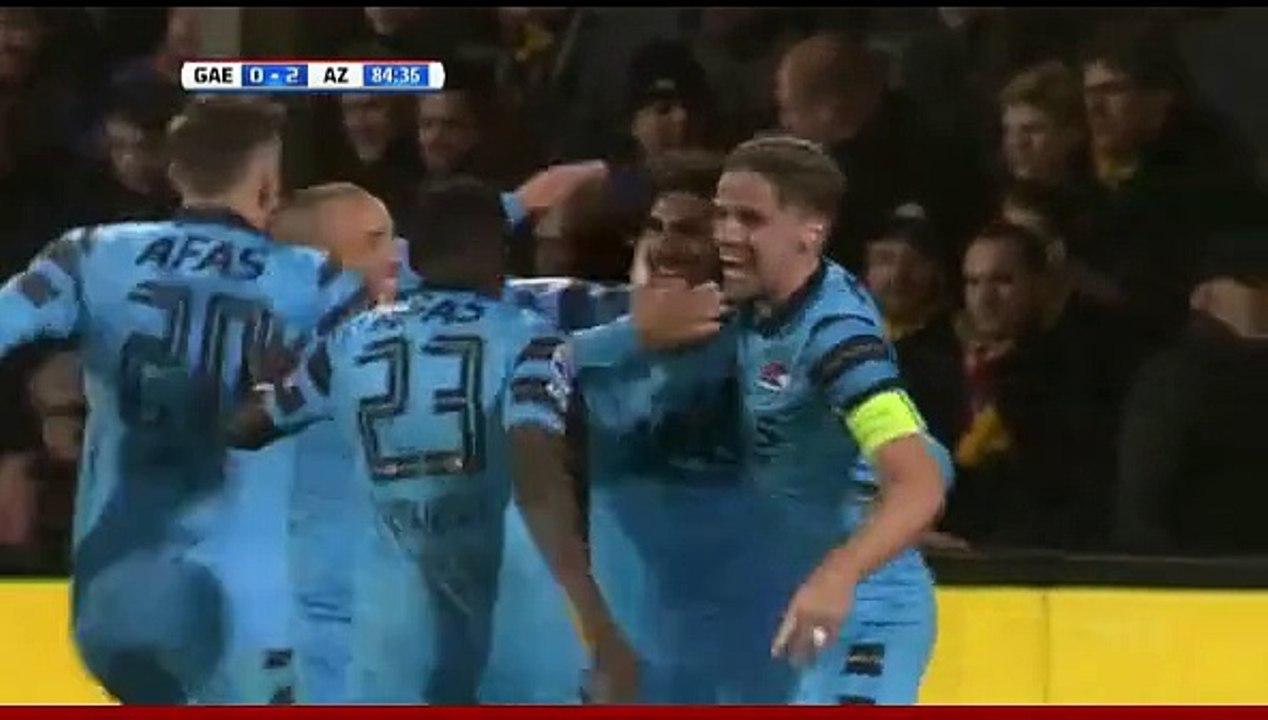 Jahanbakhsh Amazing Goal - G.A. Eagles 0-2 AZ Alkmaar - 13-01-2017 HD