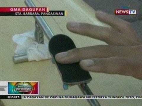 BP: Fingerboarding sa Pangasinan, patok na libangan ng kabataan