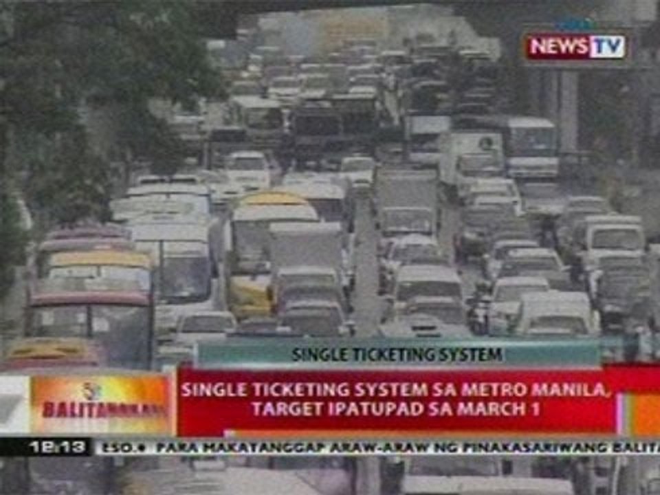 BT: Single ticketing system sa Metro Manila, target ipatupad sa March 1