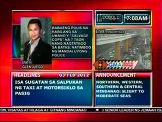 DB: Babaeng pulis na kabilang sa umano'y 'Salvage Cops', natimbog ng Mandaluyong Police (020312)