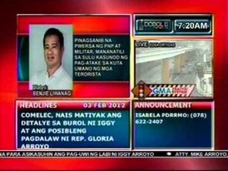 DB: Pwersa ng PNP at Militar, mananatili sa Sulu kasunod ng mga pag-atake sa mga terorista (020312)