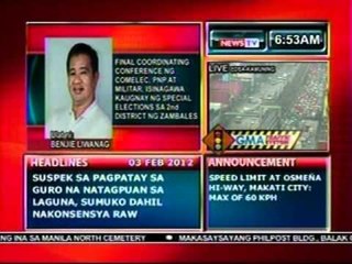 DB: Final meeting, isinagawa kaugnay ng special elections sa 2nd dist. ng Zambales (020312)