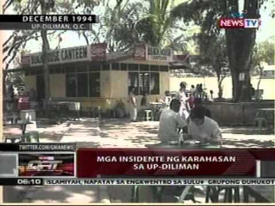 QRT: Mga insidente ng karahasa sa   UP-Diliman