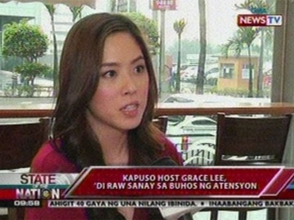 SONA: Kapuso host Grace Lee, 'di raw sanay sa b...