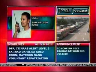 DB: Driver at konduktor ng bus, makatatanggap na ng regular na suweldo simula sa Feb. 15 (020212)