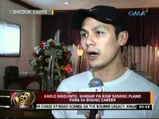 24oras: Huling laban ni Karlo   Maquinto, ipinalabas sa kanyang   burol
