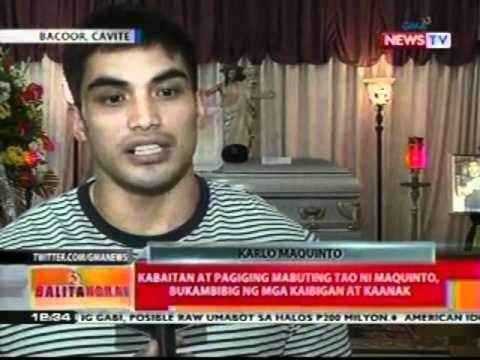 BT: Mga kaanak at kaibigan ni Karlo Maquinto, patuloy ang pagdating sa burol