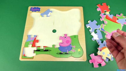 Peppa Pig - Peppa & George Wooden Puzzles for kids