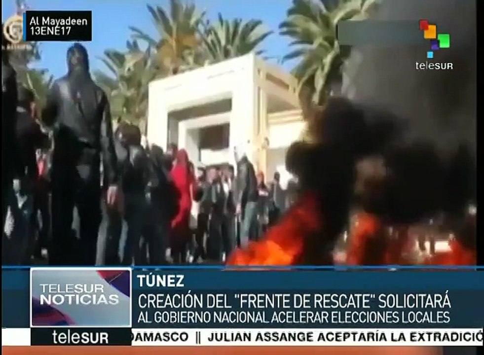 Trabajadores tunecinos exigen al gobierno respetar derechos laborales