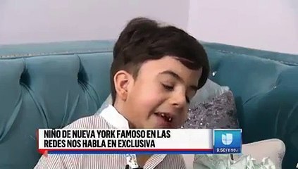 Derek el famoso niño de las redes intado a despierta america ena este mensaje