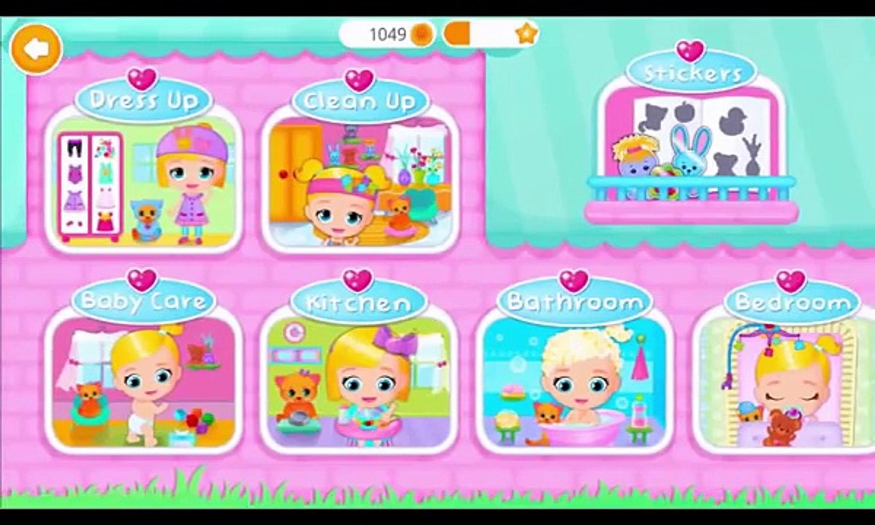 Lily & Kitty Education Funny Games For Kids Newborn Baby Doll House | Kids Games
