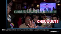 Primaire de la gauche : les militants de Manuel Valls font taire un serveur ! (vidéo)