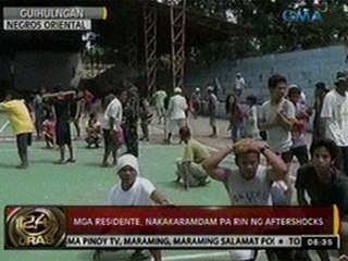 24 Oras: Mga residente sa Negros Oriental, nakakaramdam pa rin ng aftershocks