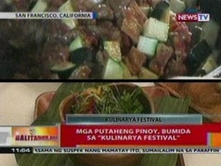 BT: Mga putaheng Pinoy, bumida sa   'Kulinarya Festival'