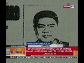BT: BOC Clerk na nakunan ng CCTV na   namaril habang nakasakay sa luxury vehicle, lumutang na