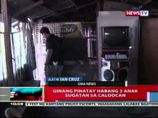 NTL: Ginang pinatay, habang 3 anak sugatan sa Caloocan