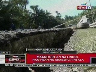 QRT: Magnitude 6.9 na lindol sa   Negros Oriental, nag-iwan ng   grabeng pinsala