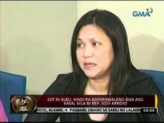 24 Oras: Aleli Arroyo, itinanggi na hindi umano niya inaruga ang asawa