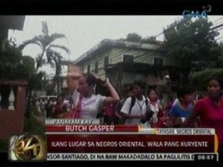 24 Oras: Ilang lugar sa Negros Oriental, wala pang kuryente
